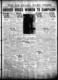 The Escanaba Daily Press, 1932-10-08