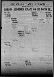 Escanaba Daily Mirror, 1921-07-12