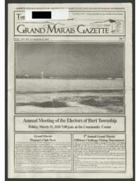 Grand Marais Gazette, 2010-03-18