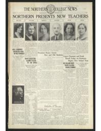 The Northern College News, 1936-09-22