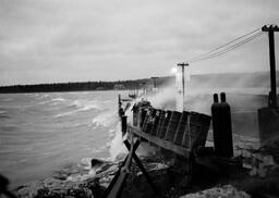 Fall storm in the Straits of Mackinac (1 of 6)