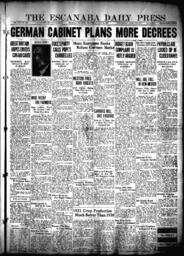 The Escanaba Daily Press, 1931-07-15