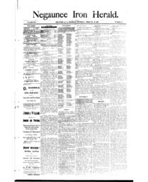 Negaunee Iron Herald, 1889-02-28