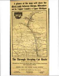 Copper Range Railroad Through Sleeping Car Route