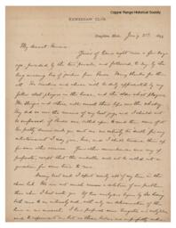 Lucius Lee Hubbard to Fannie Hubbard, 1893-01-02