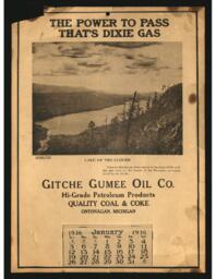 Gitche Gumee Oil Company Calendar, 1936 (2 of 2)