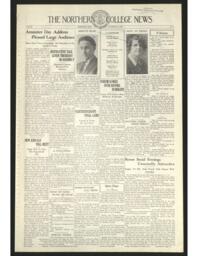 The Northern College News, 1930-11-18