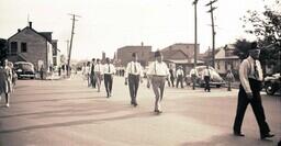 (005-012) Shriners Walking Down Residential Street (3 of 3)