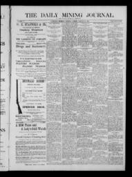 The Daily Mining Journal, 1886-01-28