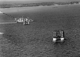 Aerial View of Mackinac Bridge Construction (31 of 77)