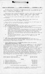 Committee of the Whole, 1987-09-09