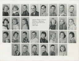 Mellen Public Schools Grade 2 Class Picture, 1961-1962