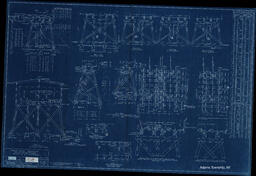 White Pine Copper Company Trestle Bents #1 to #100 Blueprint