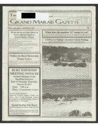 Grand Marais Gazette, 2013-03-21