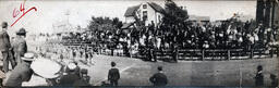 Large Crowd at Cart Pulling Race