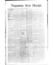 Negaunee Iron Herald, 1885-01-15