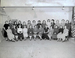 Organizations--Gamma Phi Alpha Sorority 1950: Group Photo of Women in Gamma Phi Alpha Sorority