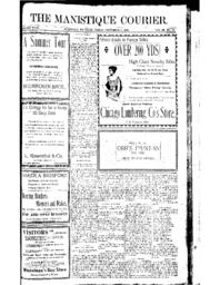 The Manistique Courier, 1899-09-08