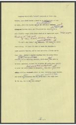 (Box 70-19) Laughing Whitefish First Typed Draft with Corrections Chapters 15-24, 1964 (2 of 2)