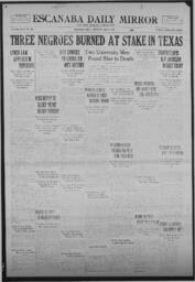 Escanaba Daily Mirror, 1922-05-06