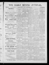 The Daily Mining Journal, 1885-12-03