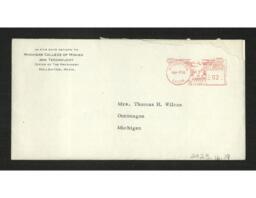 Grover C. Dillman to Maud Wilcox, 1956-03-08