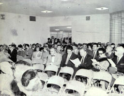 West Hall Dedication Fall 1960: View of Seated Crowd