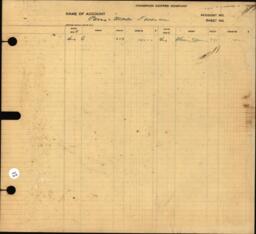 Copper Range Company Transfer Ledger 1907-1928, #062 Expenses K