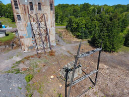 Photograph of Champion Mine Shafthouse #4 after Vegetation Removal (6 of 13)