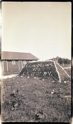 Dirt Pile and Sign