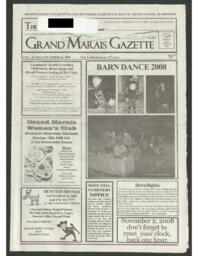 Grand Marais Gazette, 2008-10-16