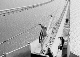 Cable spinning for Mackinac Bridge (38 of 67)