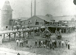 View of the Foster City sawmill