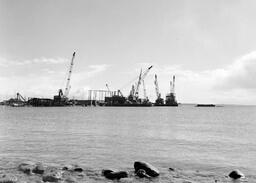 Construction equipment for Mackinac Bridge (2 of 5)