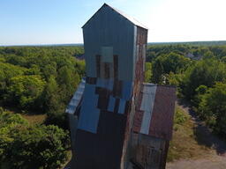 Drone's Eye View of the Champion Mine #4 Shaft House, 2018-09-03 (13 of 65)