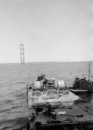 First cables for the Mackinac Bridge (2 of 3)