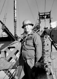 Cable spinning during Mackinac Bridge construction (19 of 33)