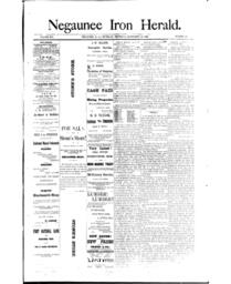 Negaunee Iron Herald, 1887-09-29