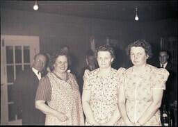 (014-002) Three Women at Maitenance Crew Turkey Dinner