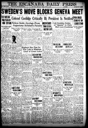 The Escanaba Daily Press, 1926-03-12