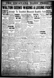 The Escanaba Daily Press, 1923-10-25