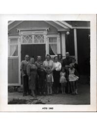 Group Portrait in front of House