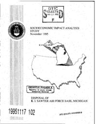 Socio-Economic Impact Analysis Study, Disposal of K.I. Sawyer Air Force Base