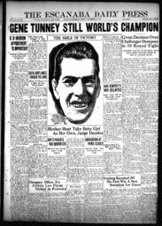 The Escanaba Daily Press, 1927-09-23