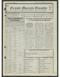 Grand Marais Gazette, 1996-11-21