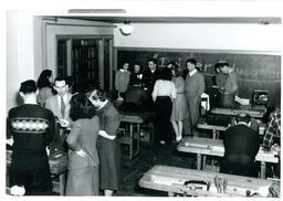 Students in Driver’s Education Classroom (Part of the NMU Historic Photographs Collection)