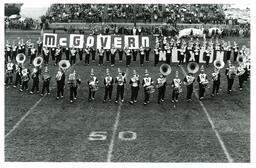 McGovern-Nixon Marching Band Routine (Part of the NMU Historic Photographs Collection)