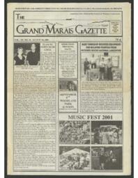 Grand Marais Gazette, 2001-08-16