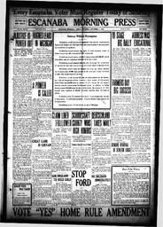 Escanaba Morning Press, 1916-11-03