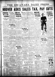 The Escanaba Daily Press, 1932-12-07